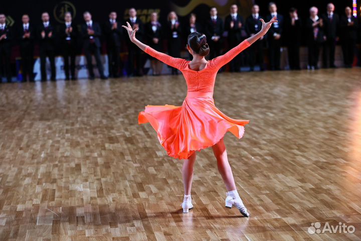 Платье для бальных танцев рейтинг/дети -146 см