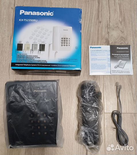 Телефон проводной Panasonic KX-ts2350rub - Новый