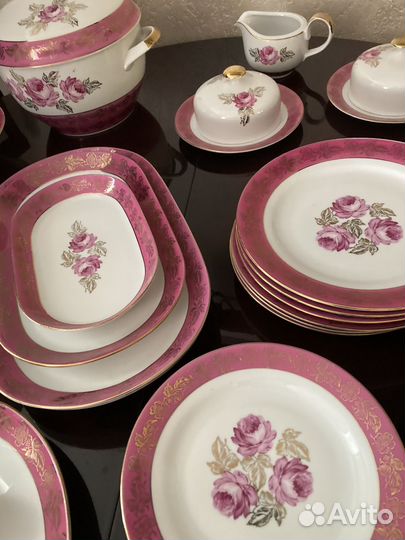 Сервиз столовый, фарфор ГДР