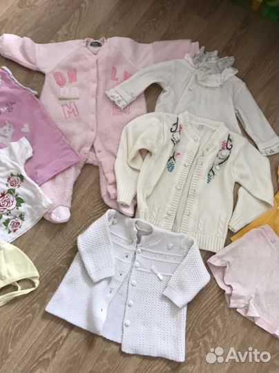 Пакет вещей для новорождённой девочки