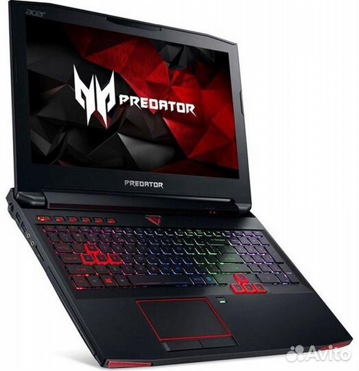 Acer 15.6 i7-7700HQ 4яд8пт GTX1070 16Gb SSD120 1Tb