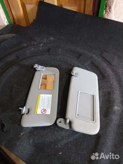 Kia rio 3 козырек солнцезащитный