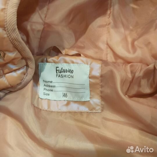 Пальто для девочки 146