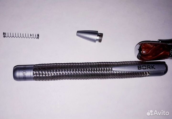 Стальная автоматическая шариковая ручка Bork