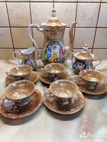 Сервиз кофейный польский walbrzych