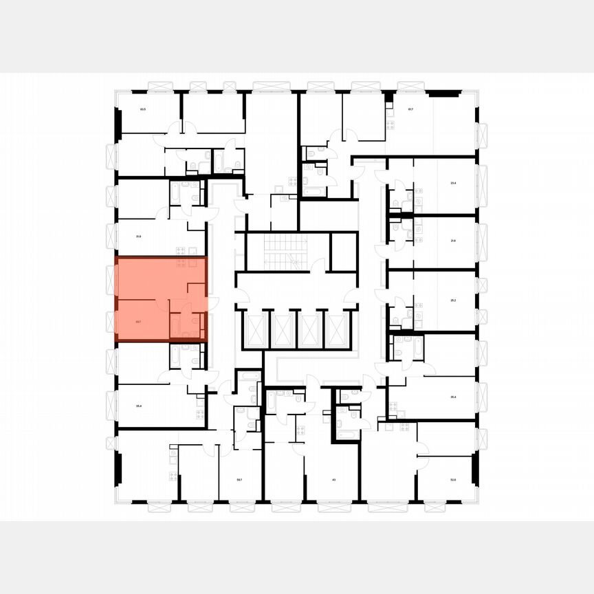 1-к. квартира, 33,7 м², 13/26 эт.