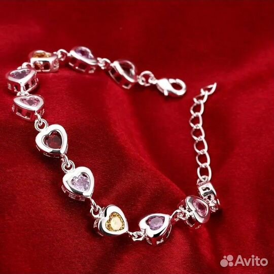 Браслет Сердце к дню влюбленных 20 см