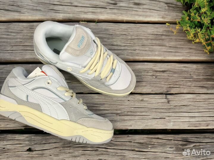 Кроссовки puma 180 бежевые