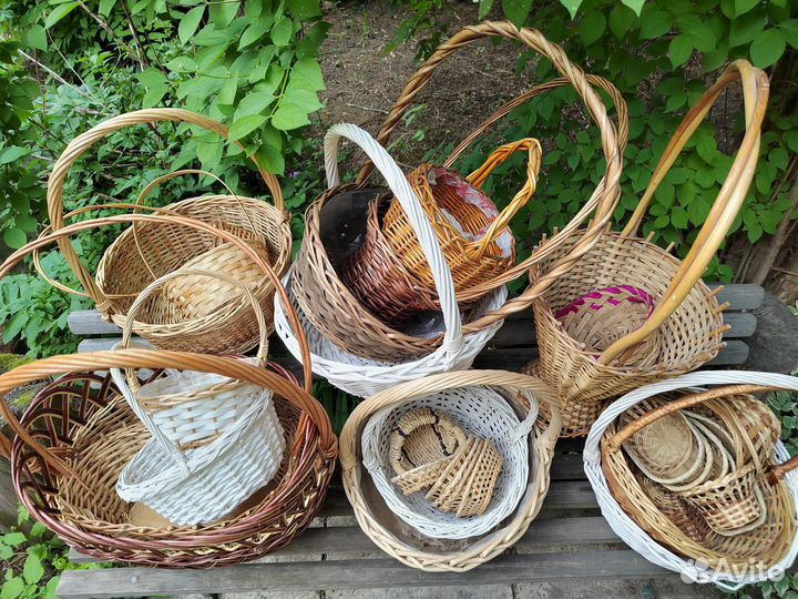 Плетёные Корзины в ассортименте