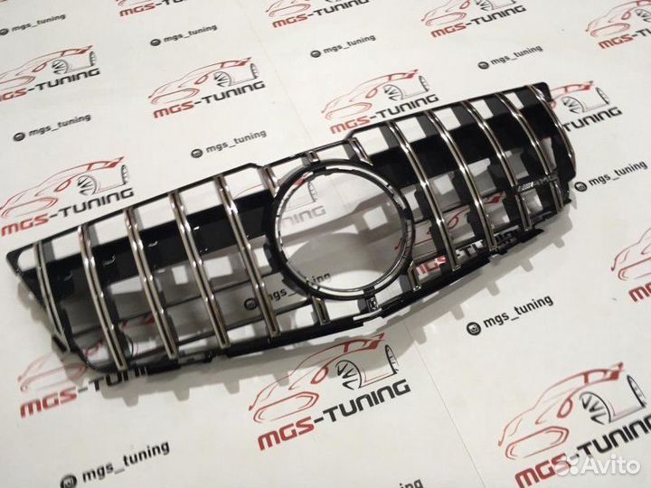 Решетка на Mercedes GLK 08-12 GT Без звезды + AMG