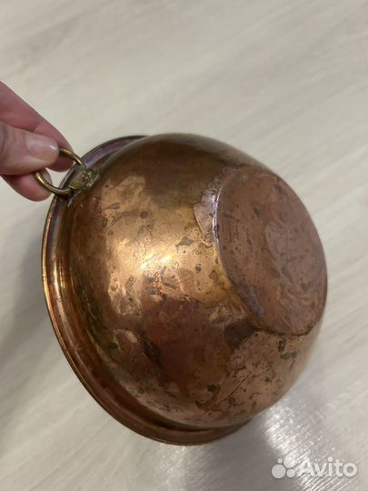 Медная чашка
