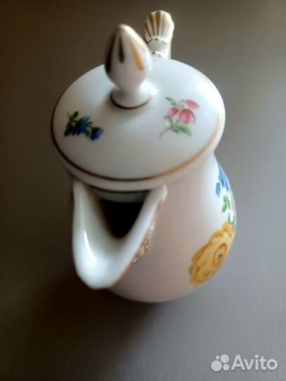 Молочник, роспись, фарфор, Meissen