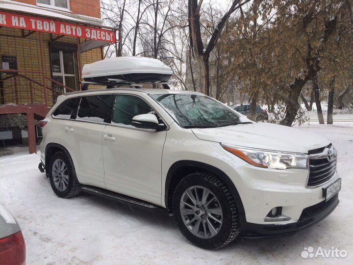 Автобокс багажник на крышу Toyota Highlander