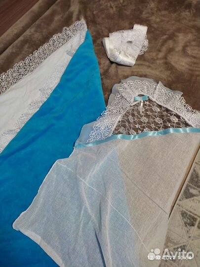 Одеяло, уголок и бант на выписку для мальчика