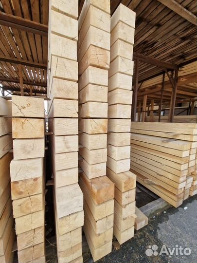Обрезной брус 150*150*6000 из сосны