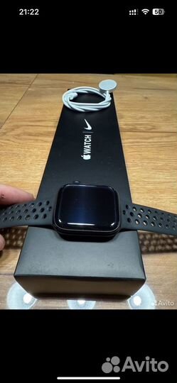 Часы apple watch 7 45 mm nike