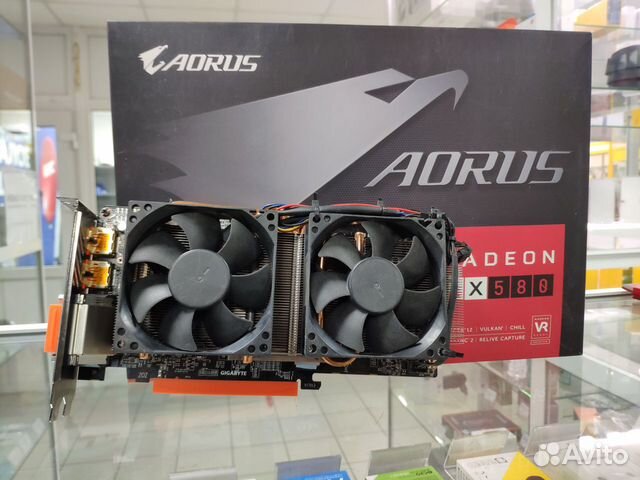 Видеокарта Radeon RX 580 4GB Gigabyte Aorus
