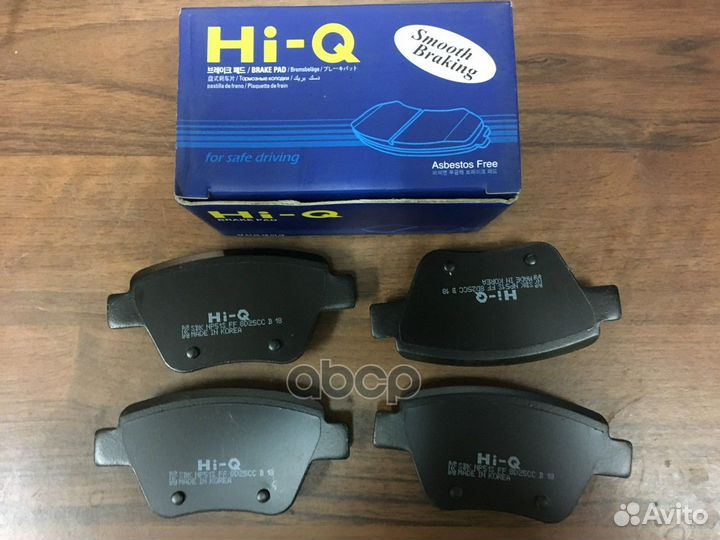 Колодки торм.дисковые Hi-Q audi A3 11-13 R (D14