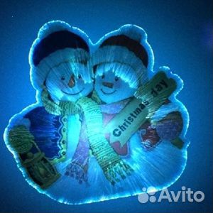 Светодиодный магнит Снеговик Космос kocnl-EL135-2