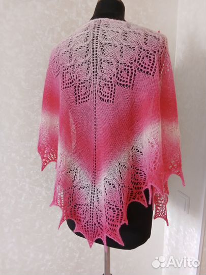 Шаль платок ручной работы