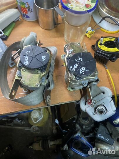 Передние ремни безопасности Geely MK