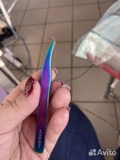 Пинцет для наращивания ресниц