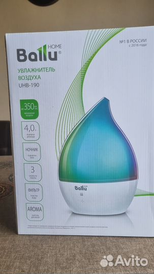 Увлажнитель воздуха ballu uhb-190
