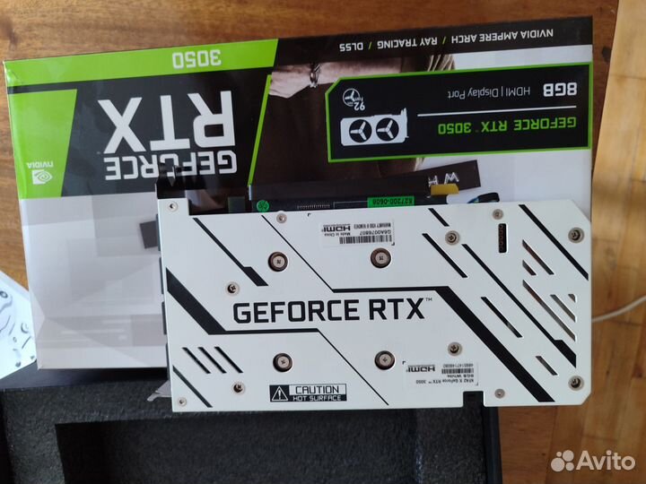 Видеокарта KFA2 GeForce RTX 3050 X White 8GB