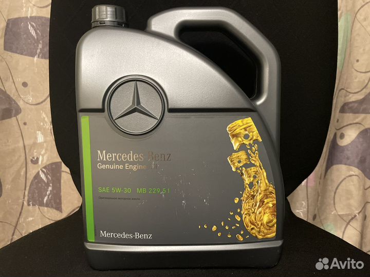 Масло моторное Mercedes 5w30 5л 229.51