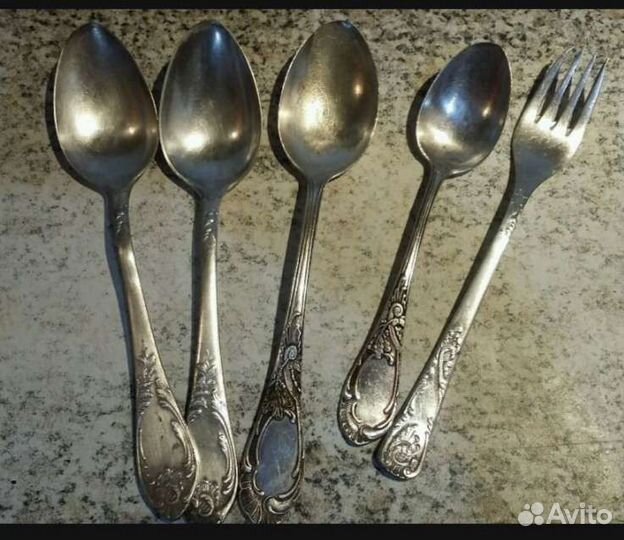 Ложки, вилка