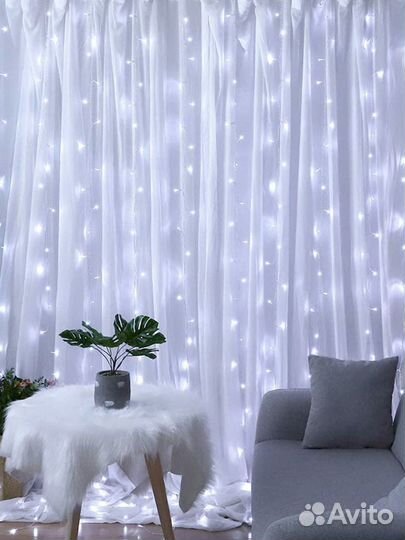 Гирлянда штора