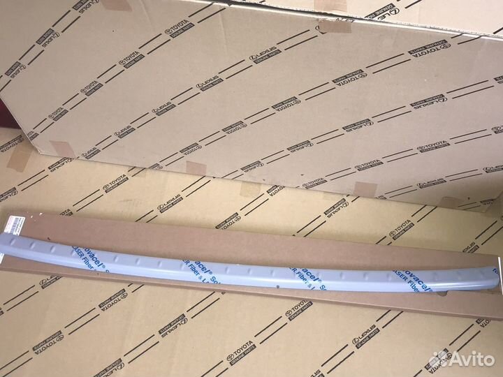 Накладка на задний бампер lexus rx