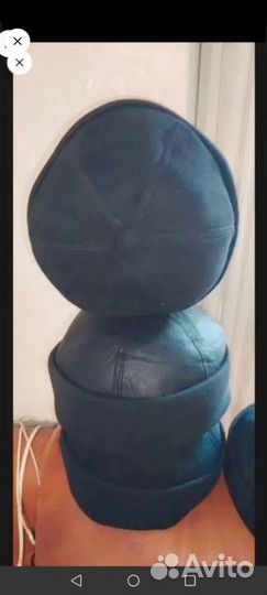 Шапка Кожа Натуральная