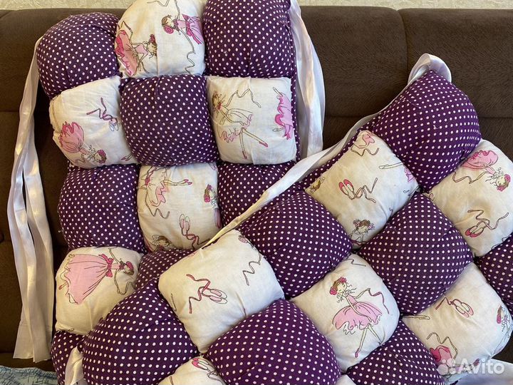 Бортики на кроватку