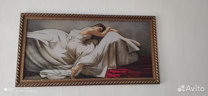 Картина в раме гобелен