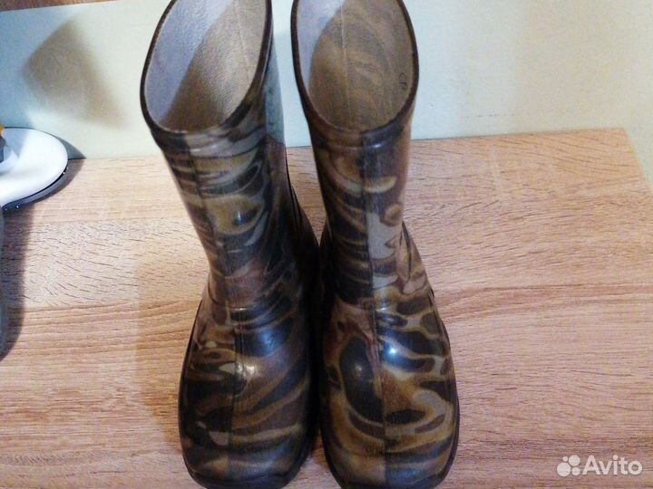 Сапоги резиновые детские размер 24-25