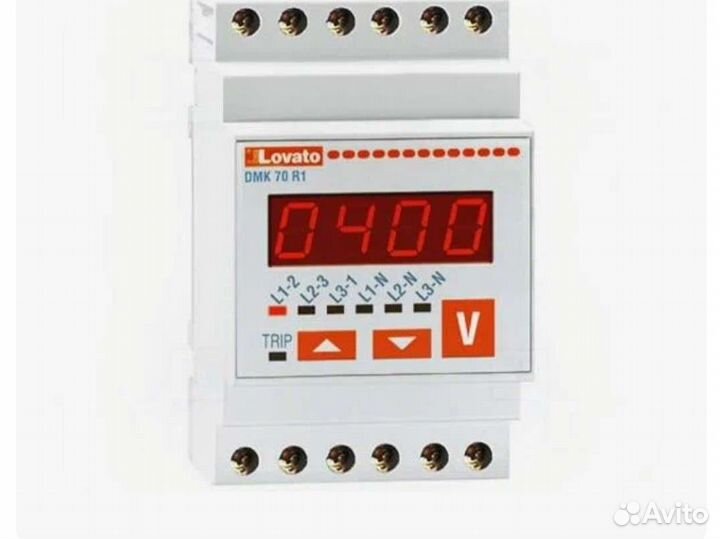 Вольтметр цифровой Lovato DMK 70R1