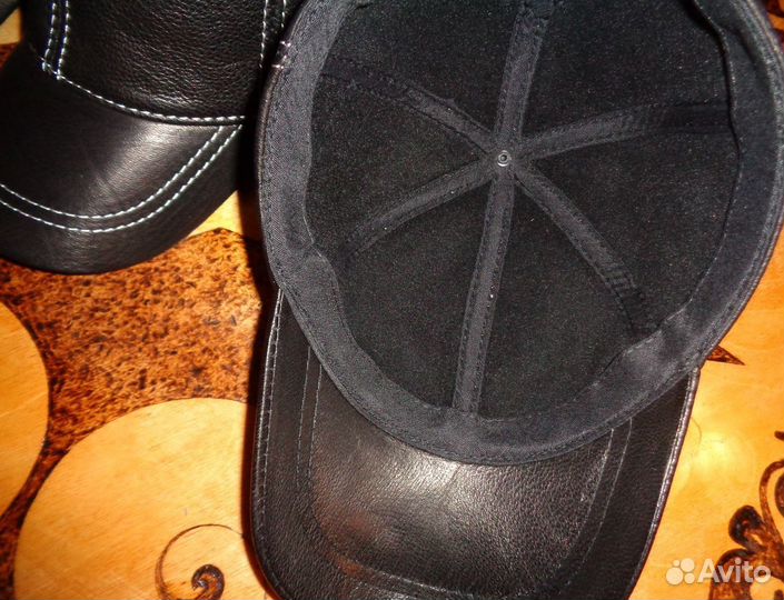Новые Бейсболки, натуральная кожа