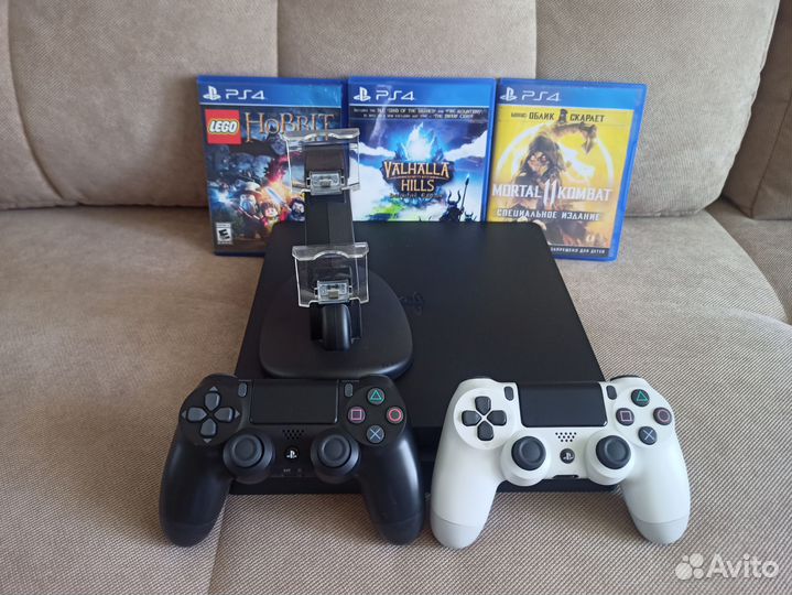 Sony playstation 4 slim 1 Тб+игры