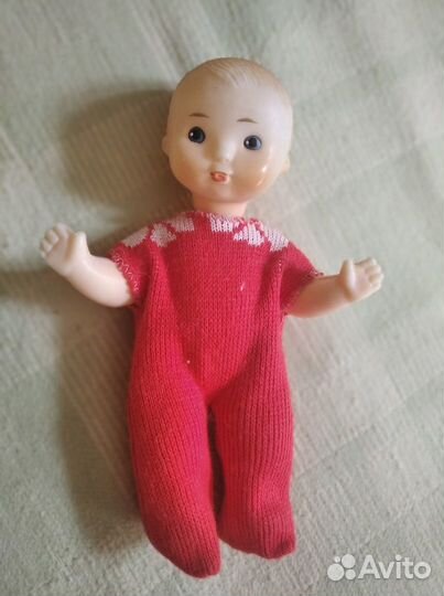 Винтажный редкий пупс СССР Загорск 18 см