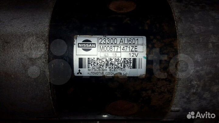 Стартер Nissan Primera 2.2DCI