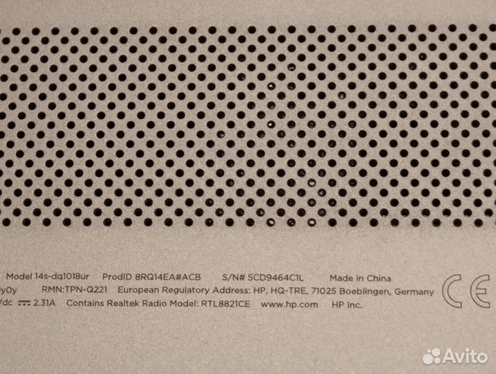 Ноутбук HP core i5