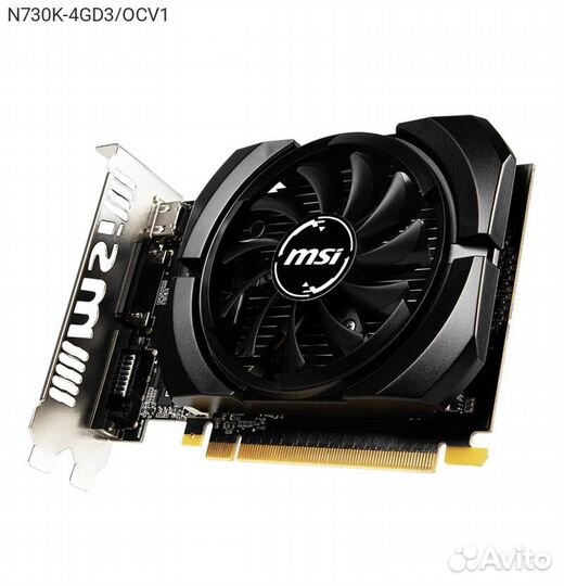 N730K-4GD3/OCV1, Видеокарта MSI nvidia GeForce GT