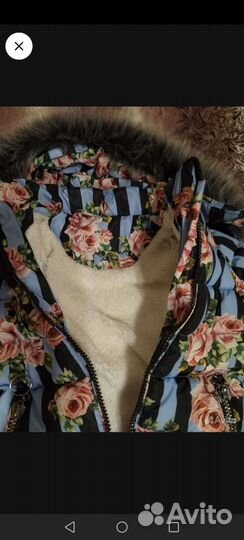 Зимнее пальто для девочки