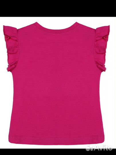Комплект для девочки : футболка и шорты 86-92