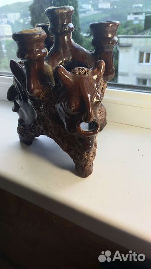 Подсвечник керамика