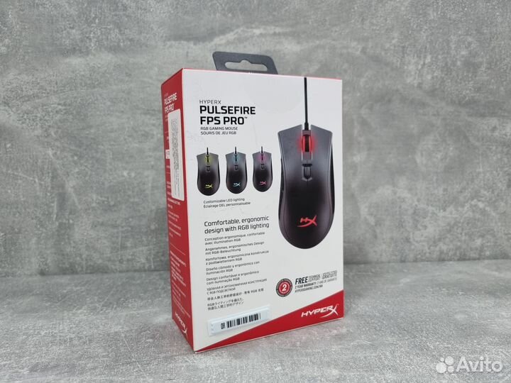 Мышь проводная HyperX Pulsefire FPS PRO RGB
