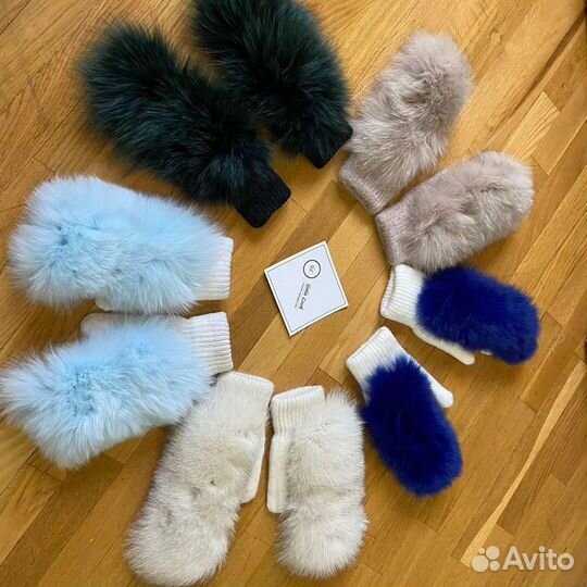 Варежки меховые натуральные розница и опт