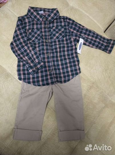 Рубашка с брюками в комплекте детский Old Navy