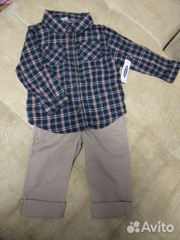 Рубашка с брюками в комплекте детский Old Navy
